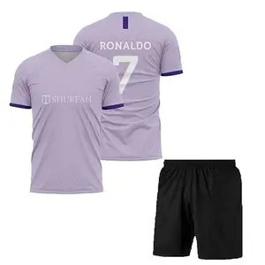 Ronaldo 7 Football Jersey with Shorts 2023/24 for Boys & Men(15-16Years,Multicolor-5)