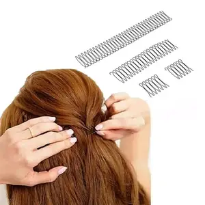 ayushicreationa U Shape Hair Finishing Fixer Comb, Clips Pins Mini Bangs Holder Styling Tool, Women and Girls Hairstyle Hair Accessories 1 Pcs