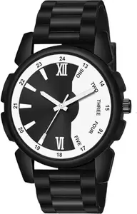 Analog Watch for Men (J16 BLK 1002BLK New PU_SH)