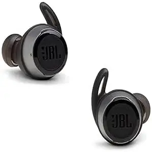 JBL REFFLOWBLK Reflect Flow True Wireless Sports In-Ear Headphones (Small)