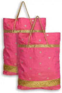 REEDOM FASHION Polyester Handbag for Women (Pink) (RF1491)-BZ
