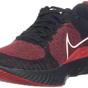 Nike Mens React Infinity Run Fk 2 Black/White-Gym Red Running Shoe - 8 UK (CT2357-006)
