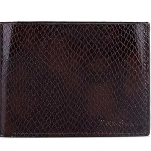 LOUIS STITCH Brown Full Grain Spanish Leather Wallet for Men | Bifold Wallet Purse with 6 Card Slots, 1 Cash Compartment | RFID Protected Minimalist Thin Leather Wallet (LSWL-03-BFSNBB)