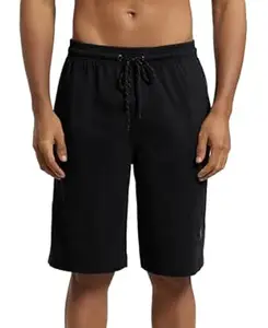 Jockey 9426 Men's Super Combed Cotton Rich Regular Fit Solid Shorts with Side Pockets