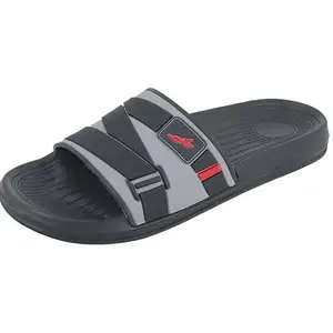Flite Men's Slippers FL-2015,BLACK GREY,6UK,FL2015GBKGY0006