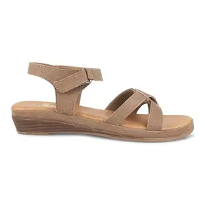 Padchin Women Chiku Smart Casual Heel Sandal with Adjustable Ankle Strap | Casual and Stylish Heel