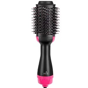 Hair Dryer Brush Blow Dryer Brush in One, Hair Brush Blow Dryer with Negative Ionic, 3 in 1 Hair Dryer and Styler Volumizer Blowout Brush Hair Dryer for Drying Straightening Curling with ALCI Plug