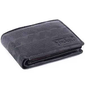YADASS RFID Protected Leather Bi-fold Wallet for Men I 8 Card Slots I 2 Currency Compartments (YD-22113-BL)