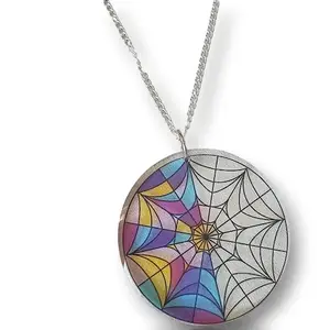 Wednesday Window Transparent Resin Pendant For Unisex Adult (With Chain)