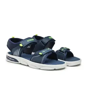 Asian Mens VIRAT-02 Casual Sandals with adjustable velcro closure for easy wear with flexible fitting and trendy and stylish looks with unique sole design | ideal for everyday use for mens as well as boys,UK 10