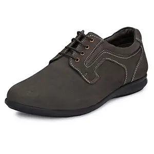 Burwood Men BWD 367 Brown Leather Formal Shoes-6 UK (40 EU) (BW 368)