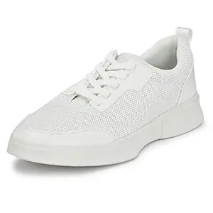 Klepe Men White Running Shoes-8 UK (42 EU) (9 US) (LS384/WHT)