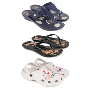 Women's Comfortable Sandal,Casual Lightweight Sandal for Everyday Wear | TBS-(3-COMBO)-1973-O20-O10-8-EURO-39