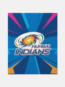 Macmerise Mumbai Indians Abstract Wooden Fridge Magnet (Pack of 1) Gift for Anniversary, Valentine, Wedding, Gift and Decoration for Husband - Wife, Boyfriend-Girlfriend, Him - Her, Men - Women