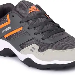Blacktown Running/Walking/Sports Shoes (Tiger 4 D.Grey Orange-6