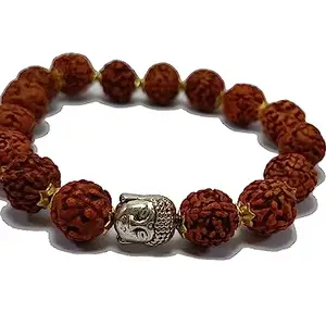 Rudraksha Buddha Head Charm Bracelet Crystal healing Beads Collection Charm Bracelet
