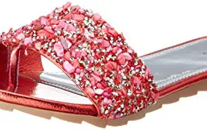 Misto Women'sVj231 Red Fashion Slippers-8 Uk (41 Eu) (Vj231-Red-41)
