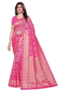 Shasmi Women's Airforce Printed, Embroidered, Embellished Bandhani Georgette Party Sari collections With Blouse Piece for Wedding sadi (PARI-229)