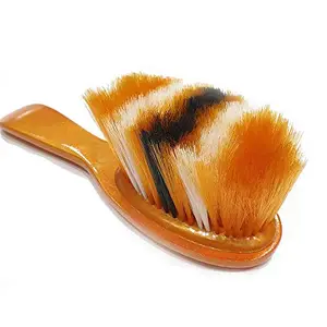 Foreign Holics Salon & Parlor Hair Duster Brush Wooden, Neck Duster Brush, Powder Cleaning Brush