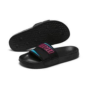 PUMA Women's Leadcat TZ WNS Black Fashion Sandals-6 Kids UK (36941801)