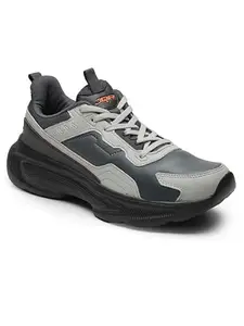 JQR EROS Men's Sports Running Shoes Mesh Upper Lace Up Design Soft Cushioned Memory Foam Insole Extra Grip Anti Skid Comfortable Lightweight Durable for Gym, Walking, Jogging & Everyday