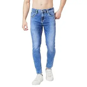 Spykar Men's Slim Fit Low Rise Casual Jeans