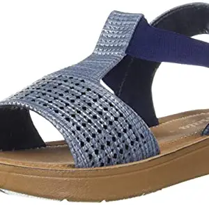 Bata Women's Millie Blue Sandal-4 Kids UK (5619921)