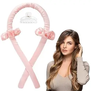 QIBEST Heatless Curls Headband Hair Rollers for Long Hair Curlers You Can Sleep in - hair curler heatless hair curlers for long hair perm rods flexi rods heatless curlers curling ribbon
