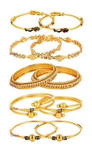 YouBella Bangles for Women Stylish Traditional Bangles Combo for Women and Girls (2.8)
