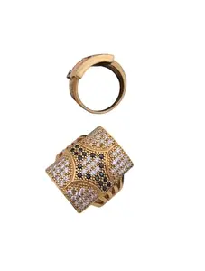 Stylish Men's Designer Ring Diamond Gold Ring For Men Ring/Gold Ring||JEWELRYRING-203-20