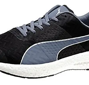 Puma Men's Nrgy Black and Folkstone Gray Running Shoes - 7 UK/India (40.5 EU)