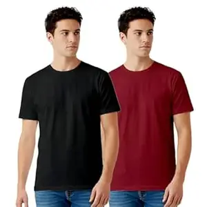 FIGHTERHERO 100% PIMA Cotton T Shirt for Man | Premium Men T-Shirts Regular Fit | Half Sleeve Round Neck Cotton Tshirt for Man | Mens Tees Made for Indian Climate | Available in 10 Colours