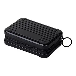 Stealodeal Aluminium Black Credit/Debit Stylish Zipper Men Women 9 Card Holder