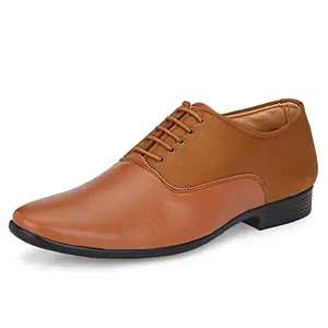 Centrino Tan Formal Shoe for Mens 8259