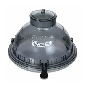 AURA PLAY Sujata Dome Steel Jar Lid, 1500 ml, (DOME COVER)