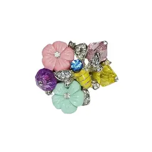 Brass Leaf Design Ring – Nature-Inspired Jewelry for Women