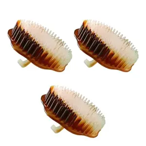 Women stylish soft hair comb || Men stylish soft hair comb || Round comb || Round comb for women (Multicolor) pack of 3