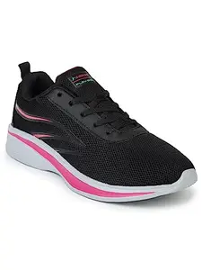 ABROS Eliana Sport-Shoes for Women's Black/Fuchsia