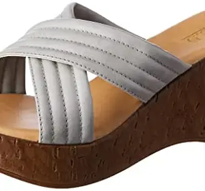 Inc.5 Wedges Fashion Sandal For Women_990099_GREY_3_UK