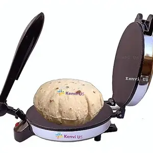 Elixxeton US Roti Maker Original Non Stick PTEE Coating TESTED, TRUSTED & RELIABLE Chapati/Roti/Khakra Maker Stainless steel body Shock Proof Heavy Duty Non Stick || BN45