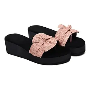 Kenila Latest Fashion Slides for girls And Women... (Peach, numeric_6)