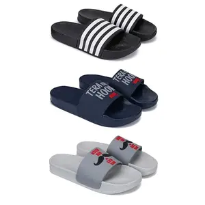 DRACKFOOT Men's Sandals | Lightweight Wear| Stylish & Easy to Wear For Men'S GR-San-(3-COMBO)-3024-1588-1590-7