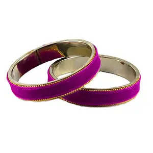 MAYA FASHION Rani Plain Brass Bangle Elegant Extra Large Size Bangle | Perfect Fit for Plus Size banglesTrendy and Comfortable Fit for woman and girls | (Sku-ban1368)