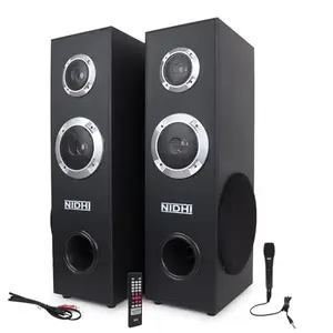 Nidhi Forest 1 Double Tower Speaker with MIC 150 W Bluetooth Tower Speaker price in India.