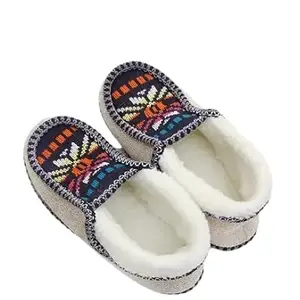Cut and Style PRESENT Slippers for Family Warm Comfortable Fluffy House slippers for Men Women Indoor Outdoor Winter Gift Free Size 1 Pair Multicolor