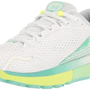 Under Armour UA W HOVR Infinite 5 Women's Running Shoes,WHT/GRN,4.5