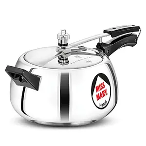 Hawkins 5 Litre Miss Mary Handi Pressure Cooker, Inner Lid Cooker, Silver (MMH50) (Aluminium) price in India.