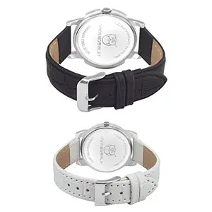 BIGOWL Gifts for Couple, Multicolor Dial Wrist Watch for Men and Women