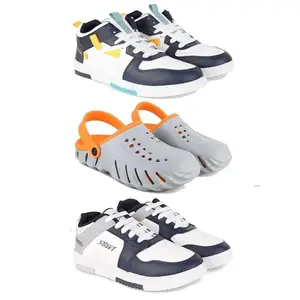 DRACKFOOT Men's Sports Shoes | Lightweight Stylish & Easy to Wear for Men'sGRT-(3-Combo)-1074-3150-1075-10 Multicolor
