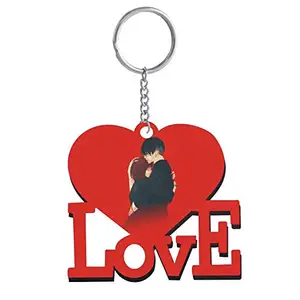Family Shoping Valentine Day Gift for Girlfriend Hug Me Keychain Keyring